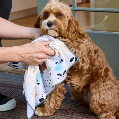 Pooches & Pups Pet Paw Microfiber Towels