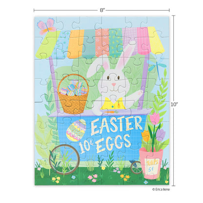 Easter Egg Cart 48 Piece Puzzle Snax