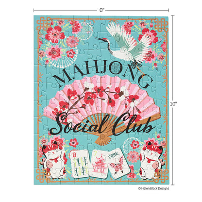 Mahjong Social Club 100 Piece Puzzle Snax