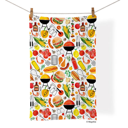 BBQ 100% Cotton Tea Towel