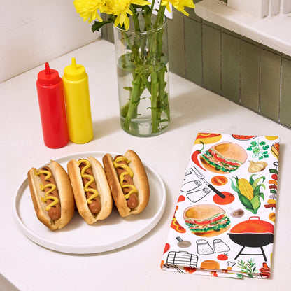 BBQ 100% Cotton Tea Towel