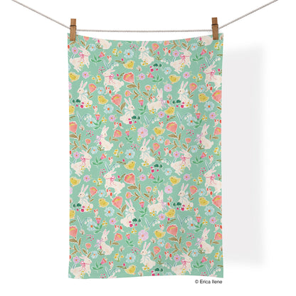 Hop & Peep 100% Cotton Tea Towel