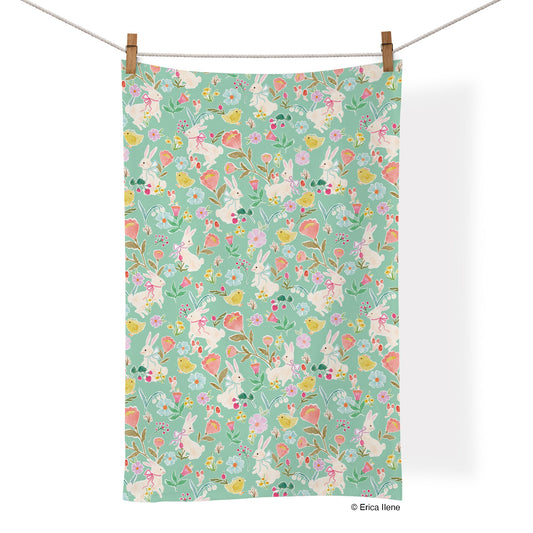 Hop & Peep 100% Cotton Tea Towel
