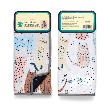 Cats Meow Pet Bowl Mat