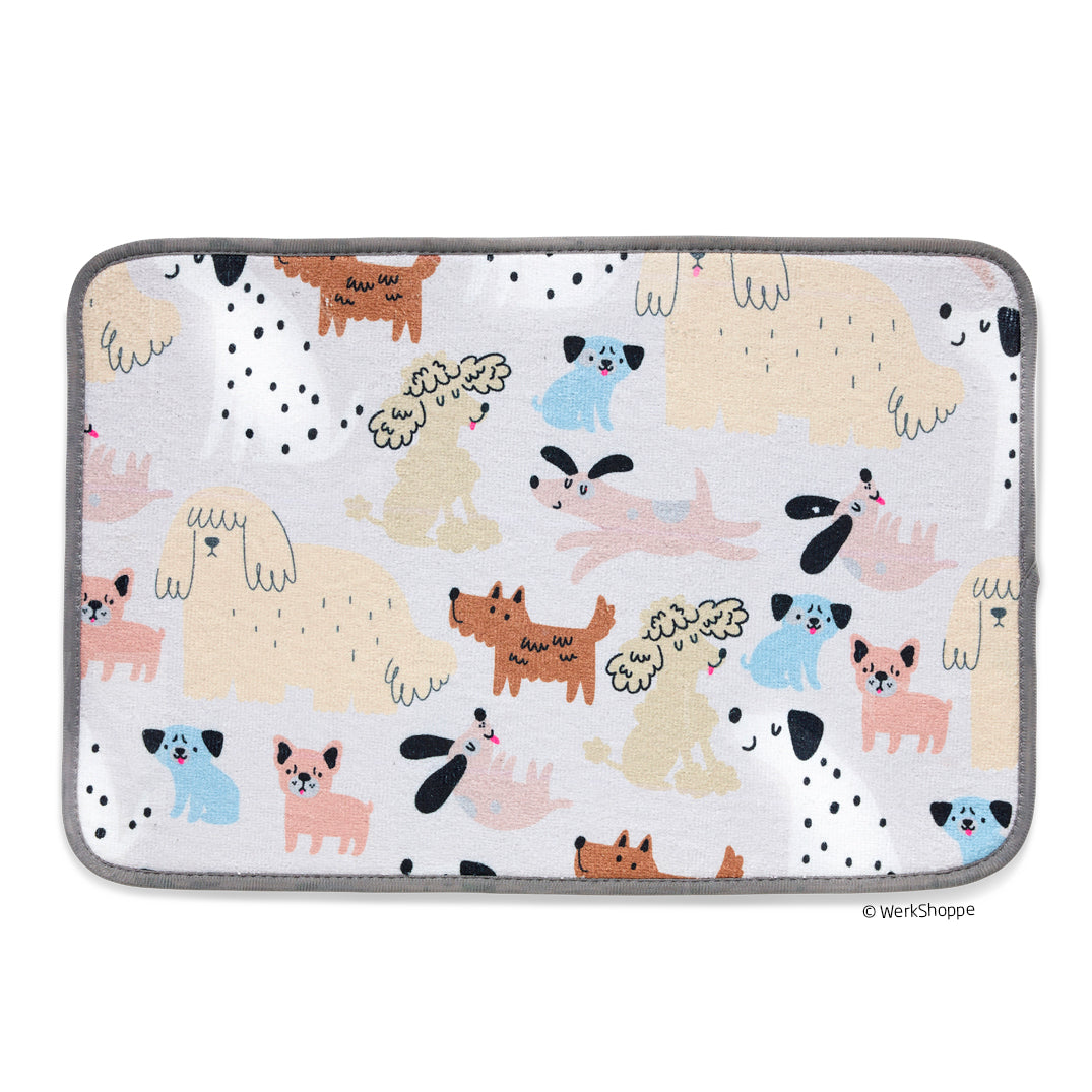Pooches & Pups Pet 
Bowl Mat