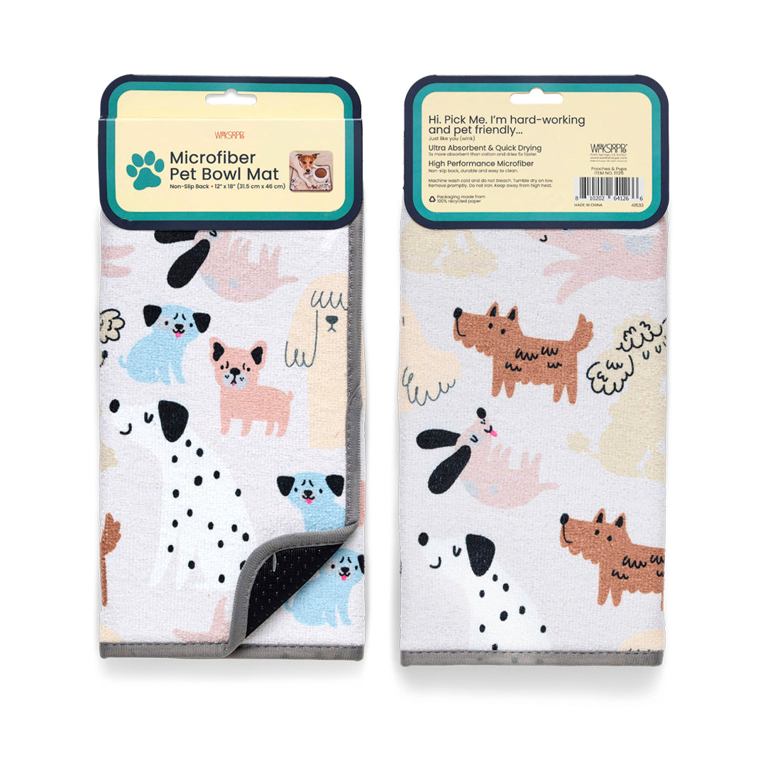 Pooches & Pups Pet 
Bowl Mat
