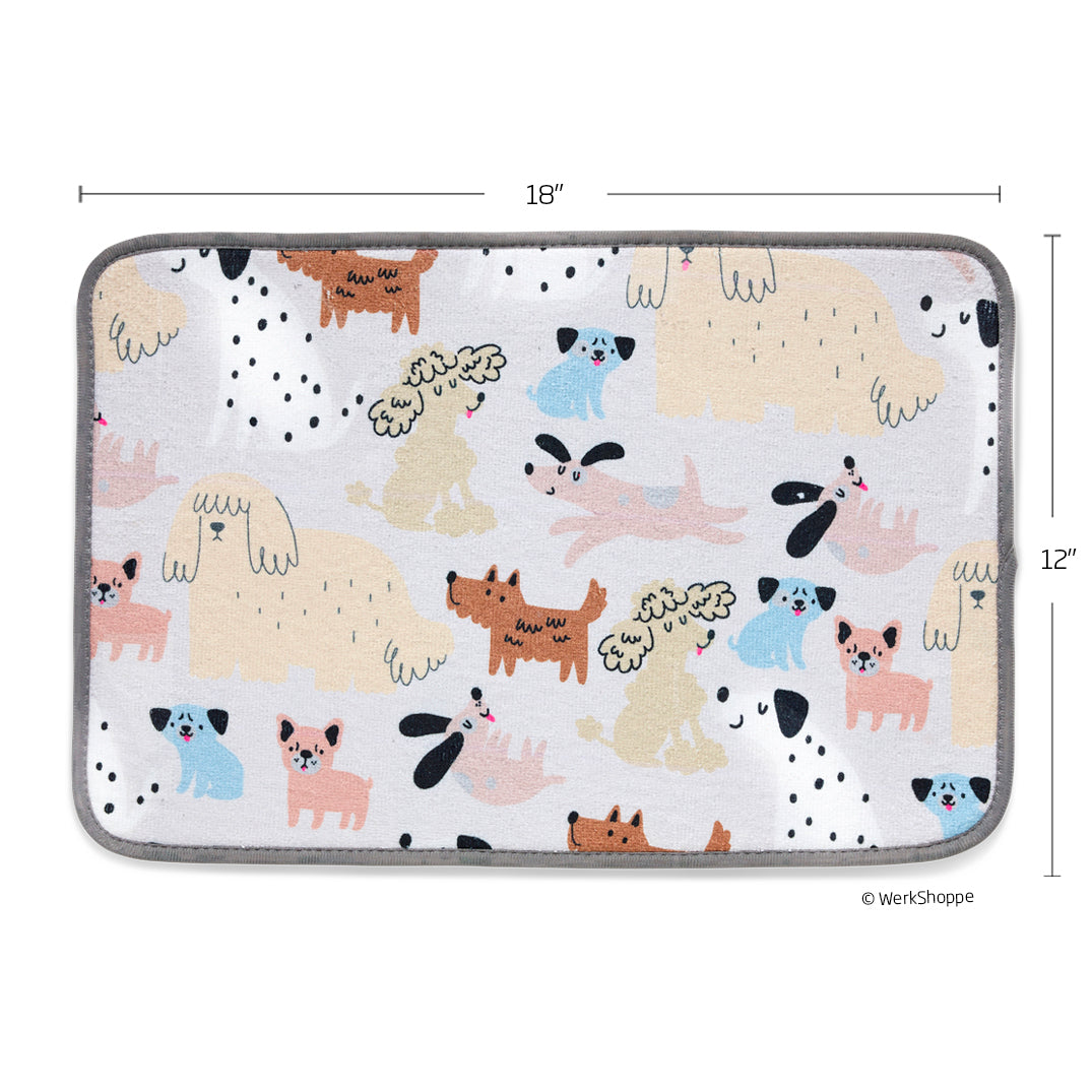 Pooches & Pups Pet 
Bowl Mat