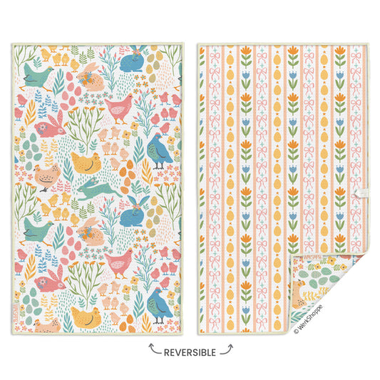 Springtime Friends Microfiber Kitchen Towel