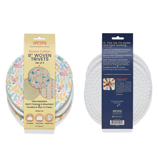 Springtime Friends Cotton Kitchen Trivets