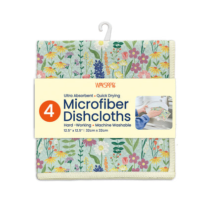 Wildflowers Microfiber Dishcloths
