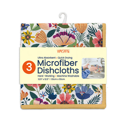 Field of Flowers Microfiber Dishcloths
