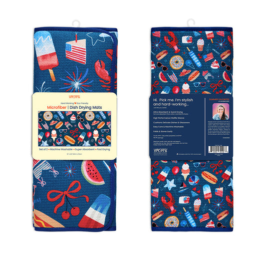 Summer Favorites Microfiber Dish Mat
