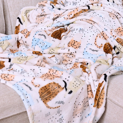 Cats Meow Pet Fleece Blanket
