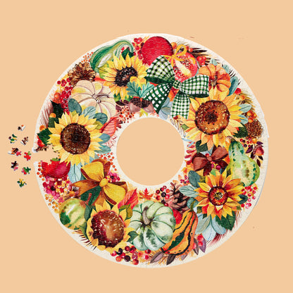 Harvest Wreath 1000 Piece Puzzle