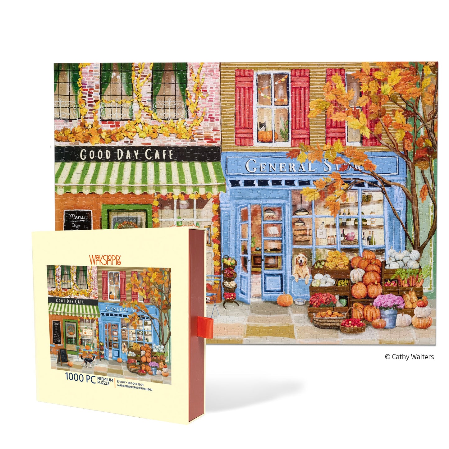 Autumn On Main 1000 Piece Puzzle