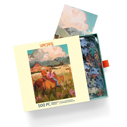 Saddle Up 500 Piece Puzzle