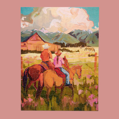 Saddle Up 500 Piece Puzzle