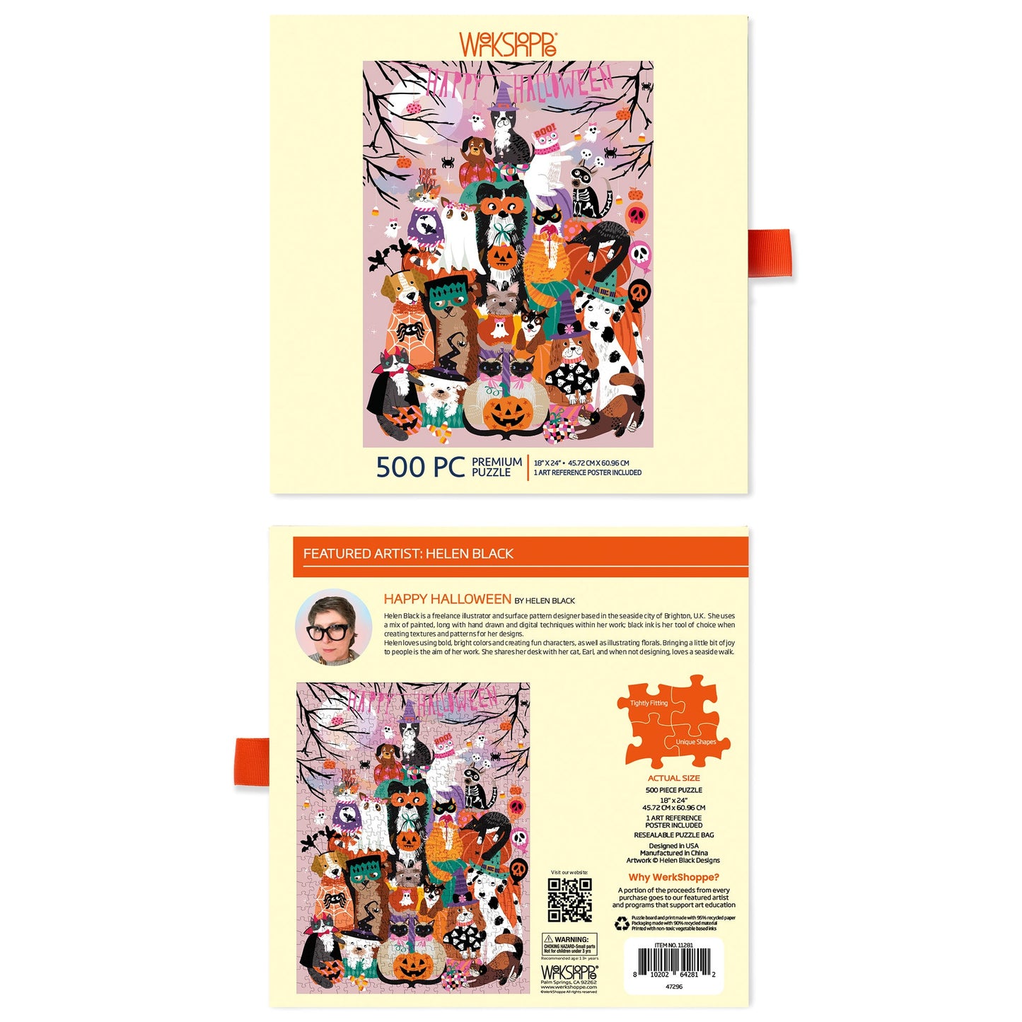 Happy Halloween 500 Piece Puzzle