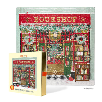 Festive Bookshop 1000 Piece Puzzle