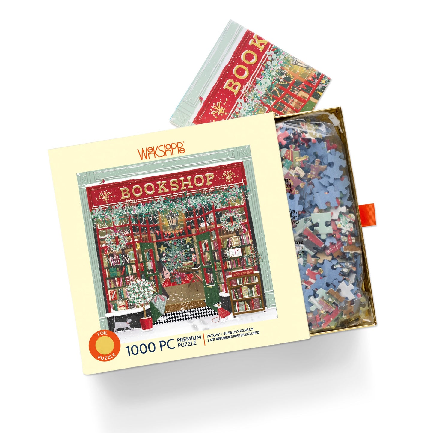 Festive Bookshop 1000 Piece Puzzle