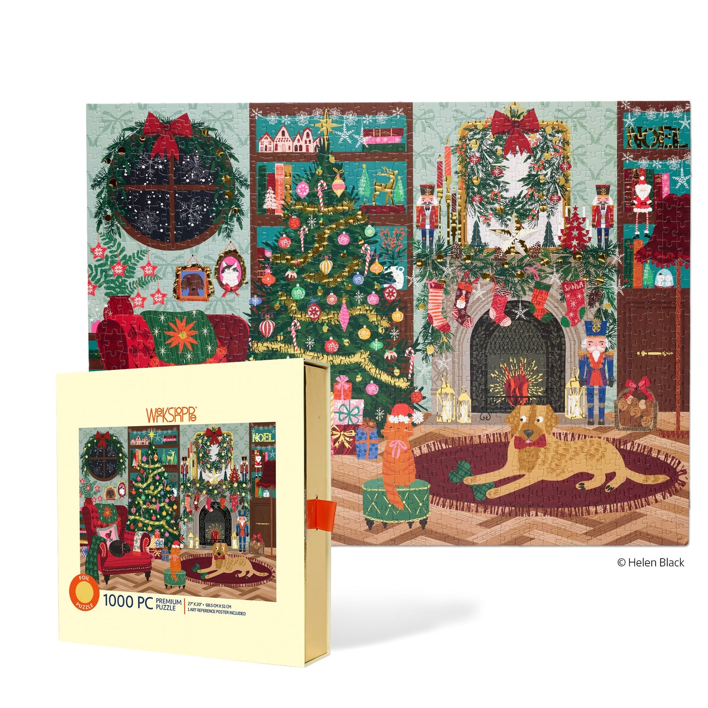Festive Family Room 1000 Piece Puzzle
