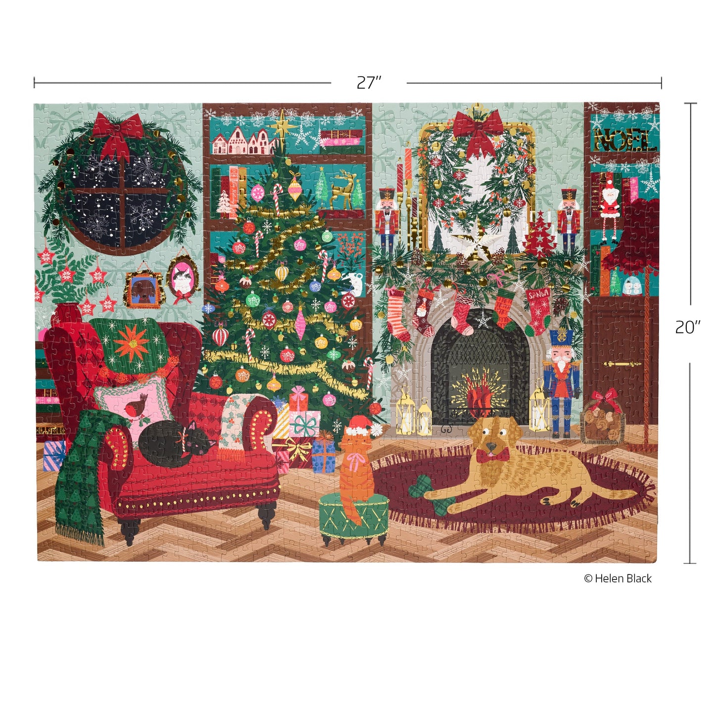 Festive Family Room 1000 Piece Puzzle