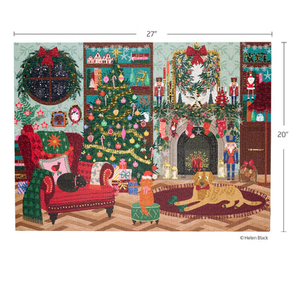 Festive Family Room 1000 Piece Puzzle