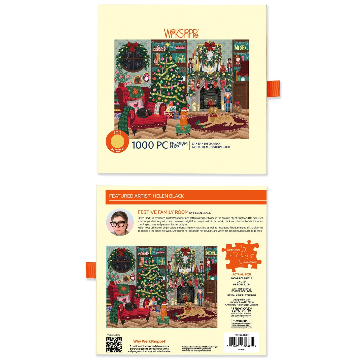 Festive Family Room 1000 Piece Puzzle