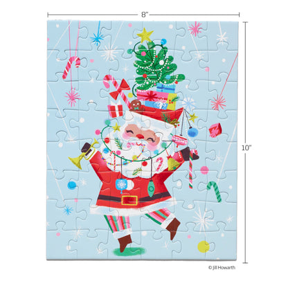 Fancy Pants Santa 48 Piece Puzzle Snax