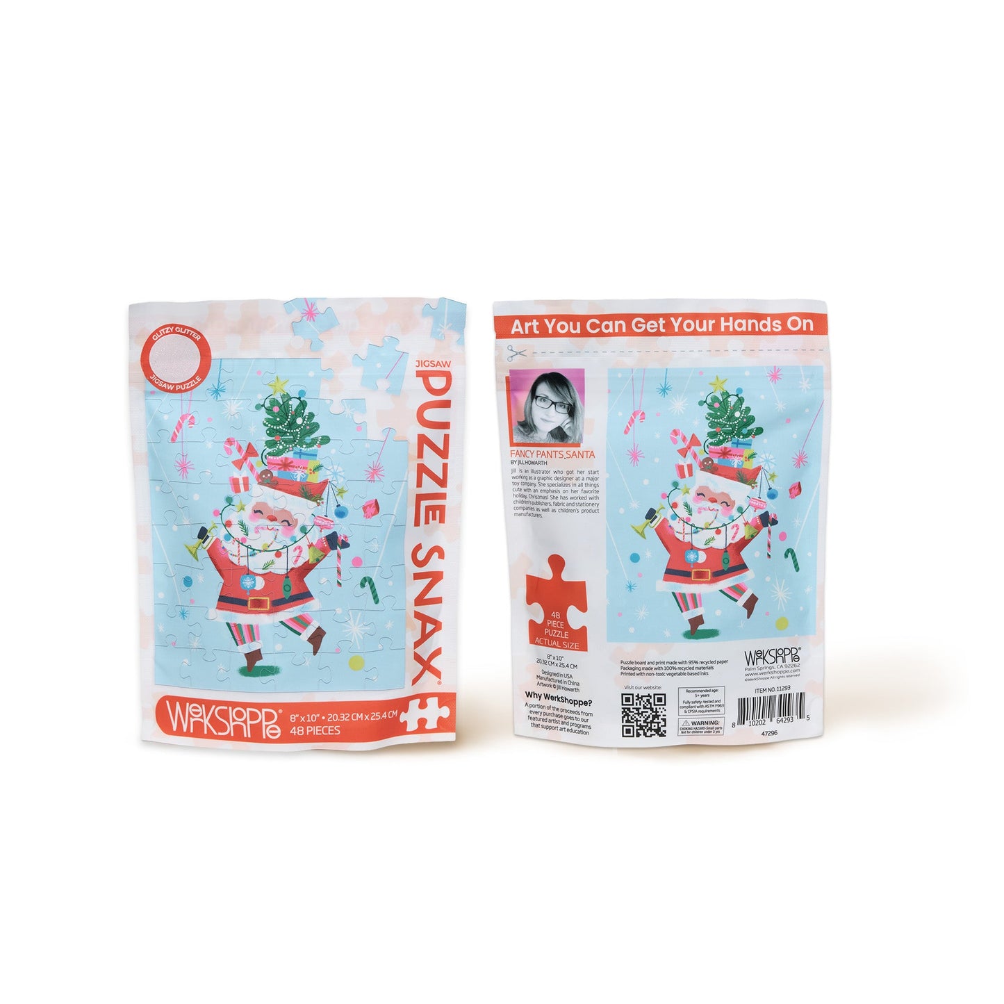 Fancy Pants Santa 48 Piece Puzzle Snax