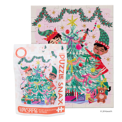 Elfing Around 48 Piece Puzzle Snax