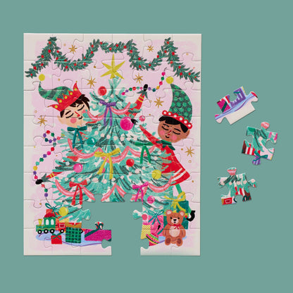 Elfing Around 48 Piece Puzzle Snax