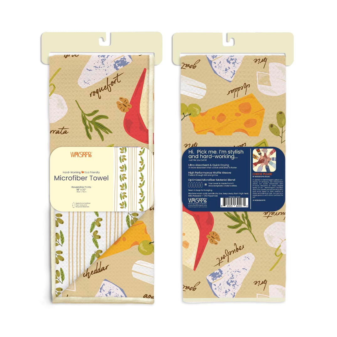 Cheese Please Microfiber Towel