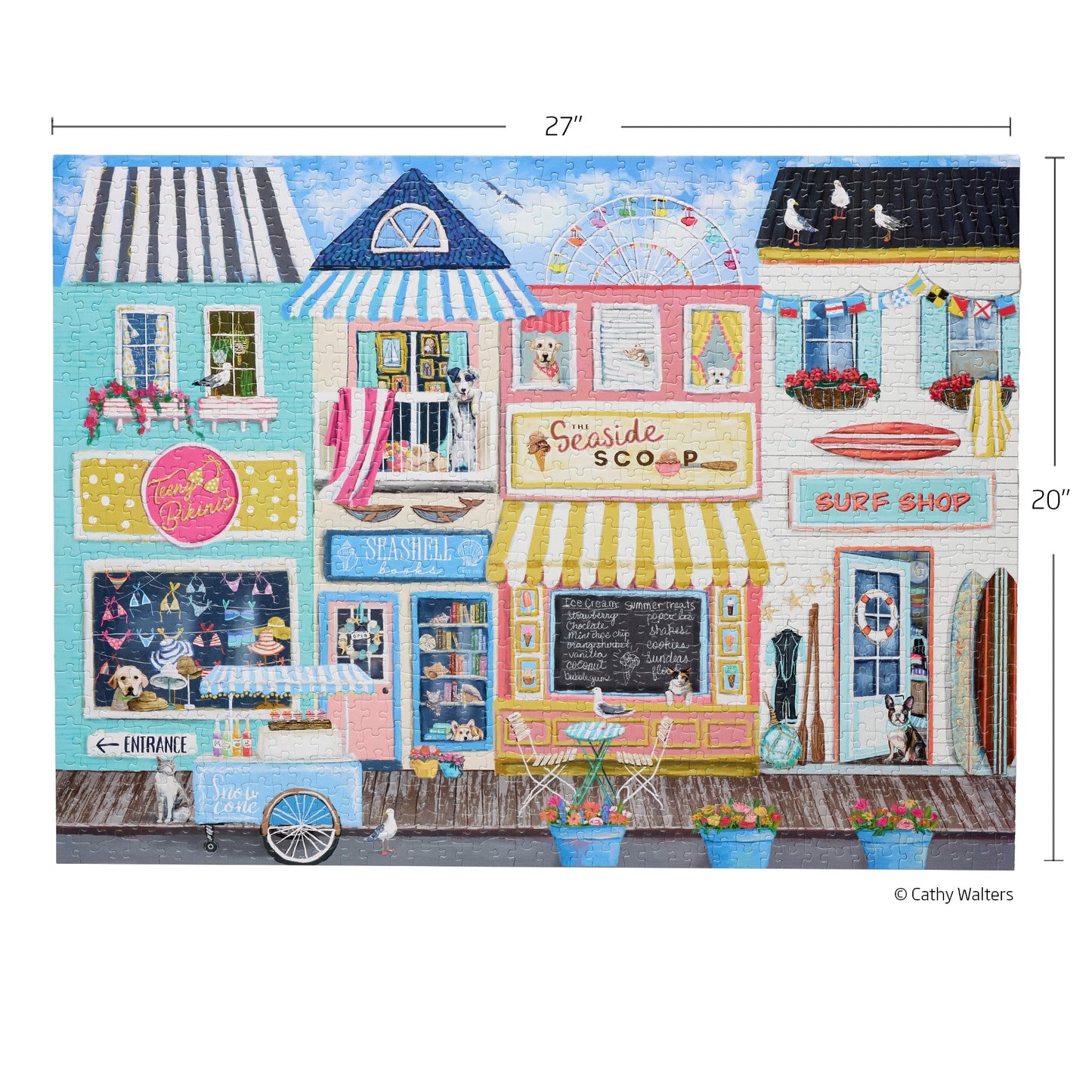 Beach Boardwalk 1000 Piece Puzzle