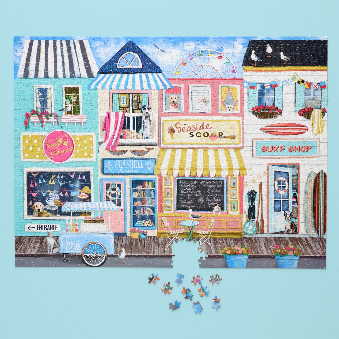 Beach Boardwalk 1000 Piece Puzzle