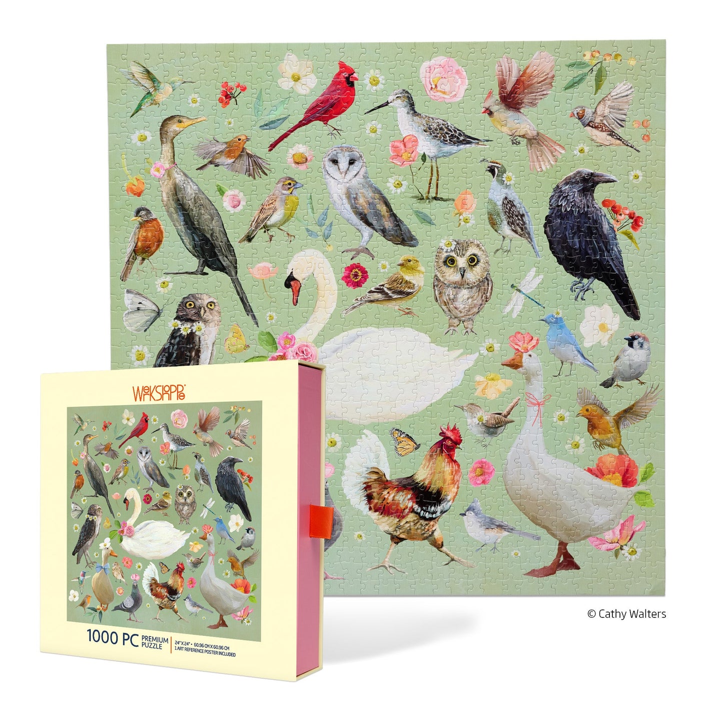 Beautiful Birds 1000 Piece Puzzle