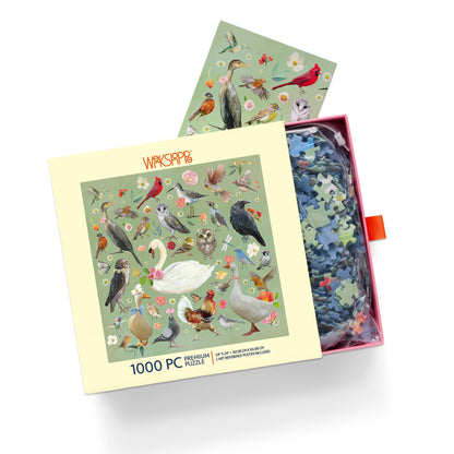 Beautiful Birds 1000 Piece Puzzle