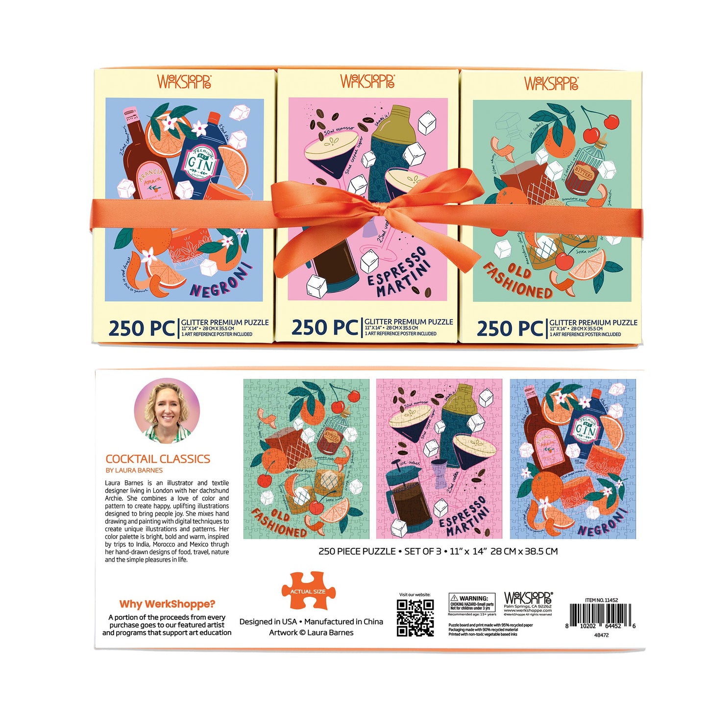 Cocktail Classics 250 Piece Puzzle Set