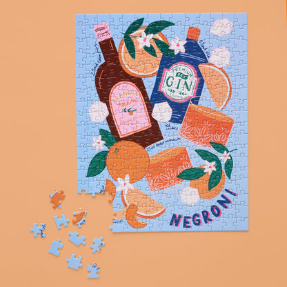 Cocktail Classics 250 Piece Puzzle Set