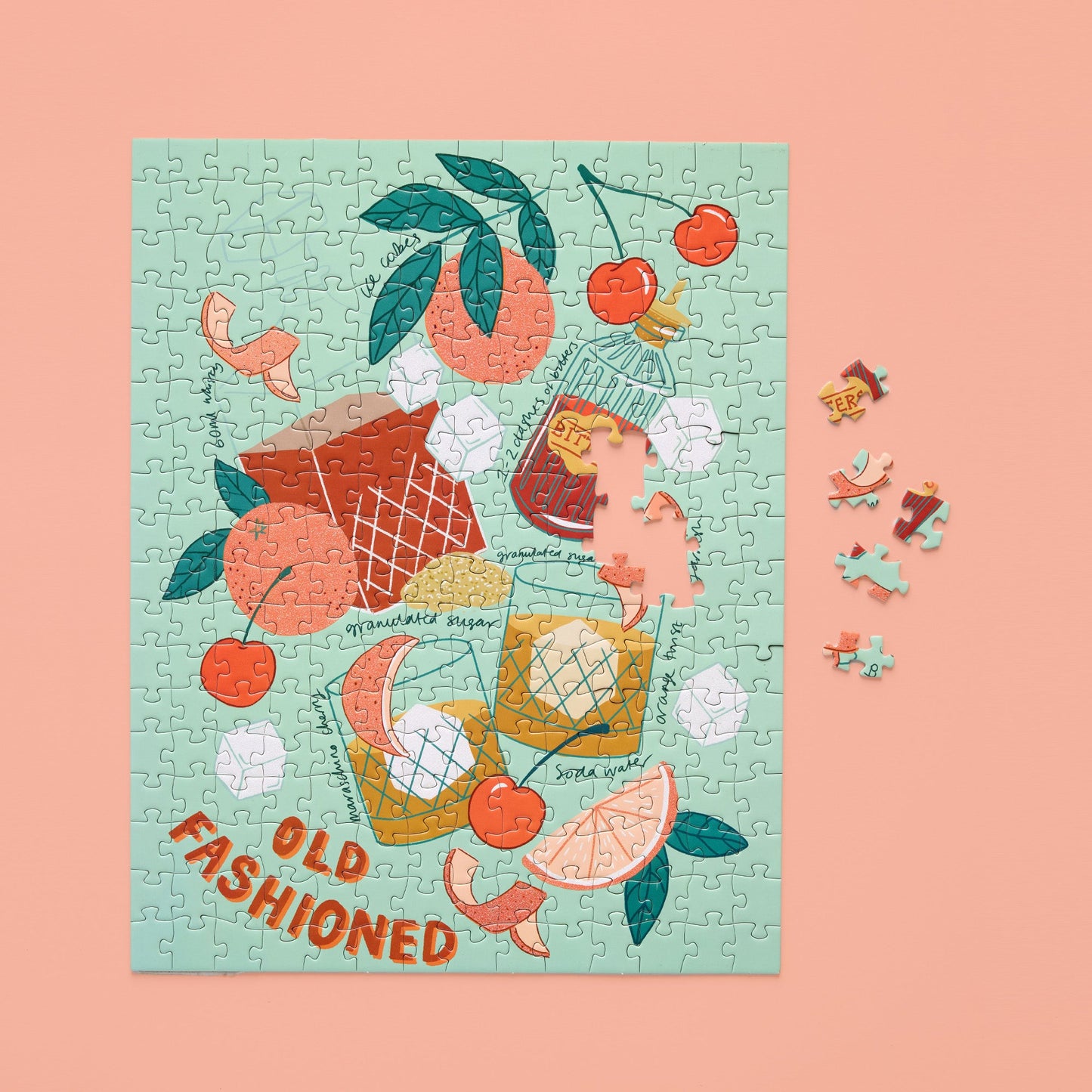 Cocktail Classics 250 Piece Puzzle Set