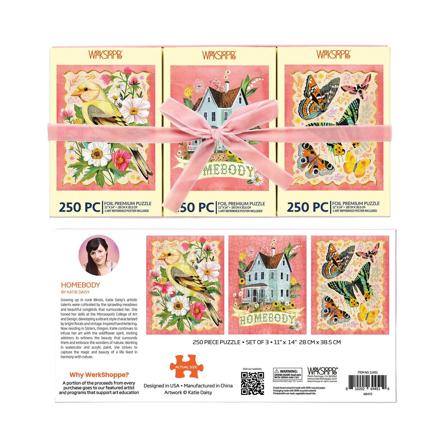 Homebody 250 Piece Puzzle Set