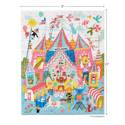 Colorful Circus 100 Piece Puzzle Snax