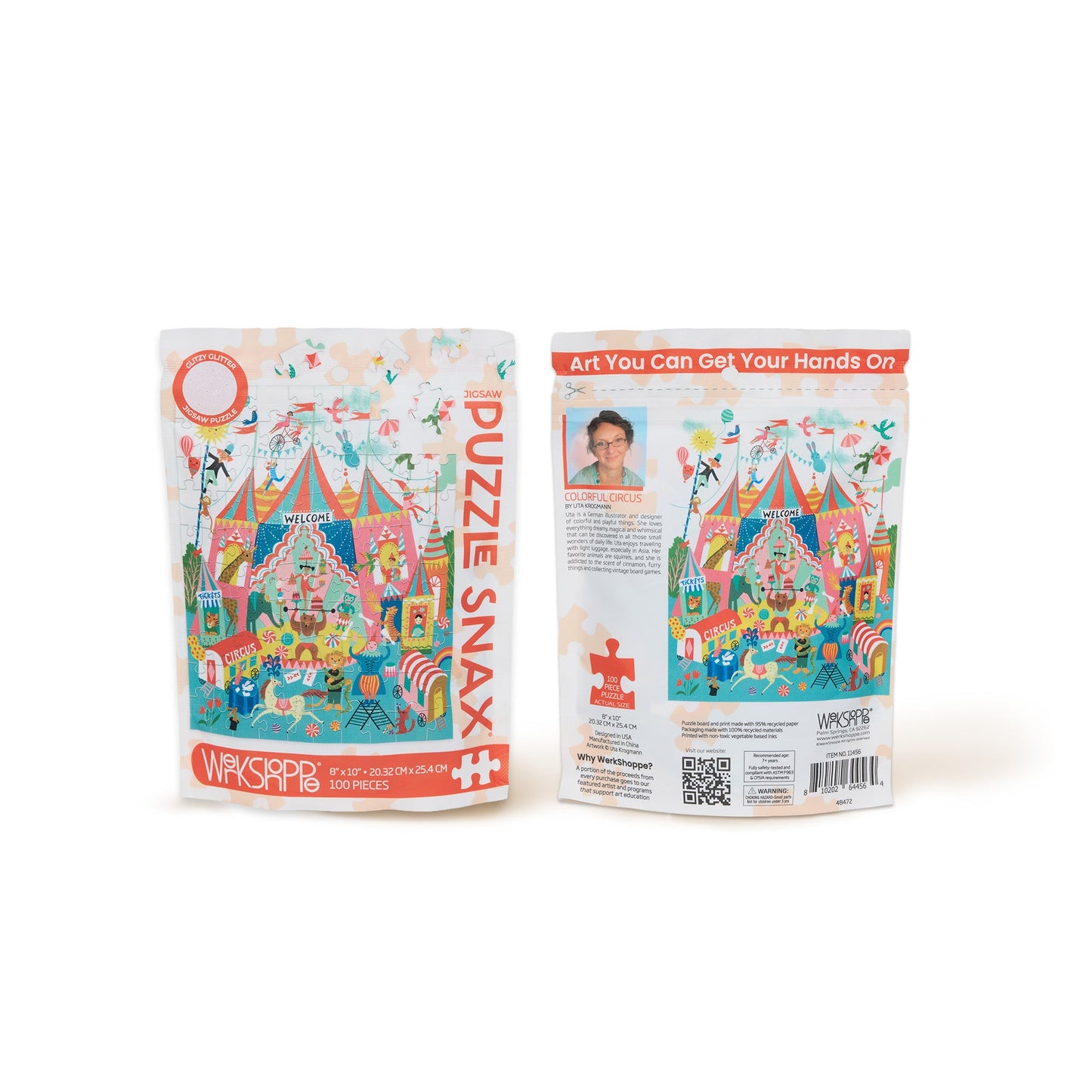 Colorful Circus 100 Piece Puzzle Snax