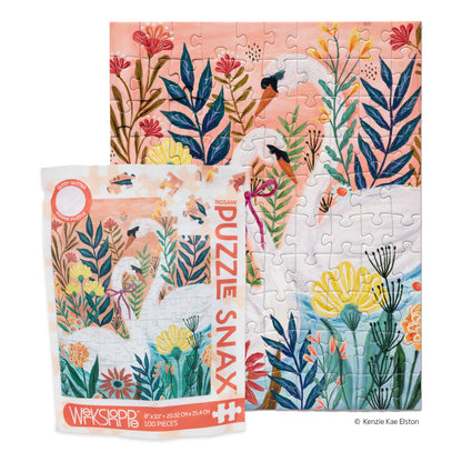 Serene Swans 100 Piece Puzzle Snax