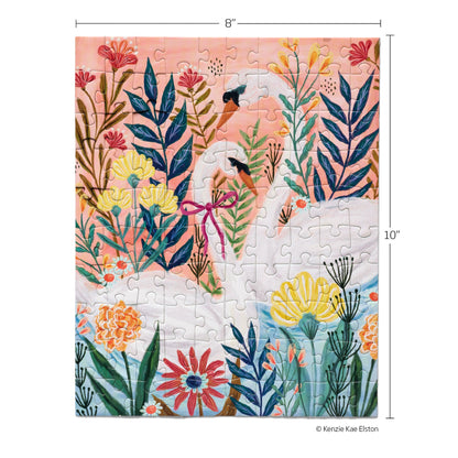 Serene Swans 100 Piece Puzzle Snax