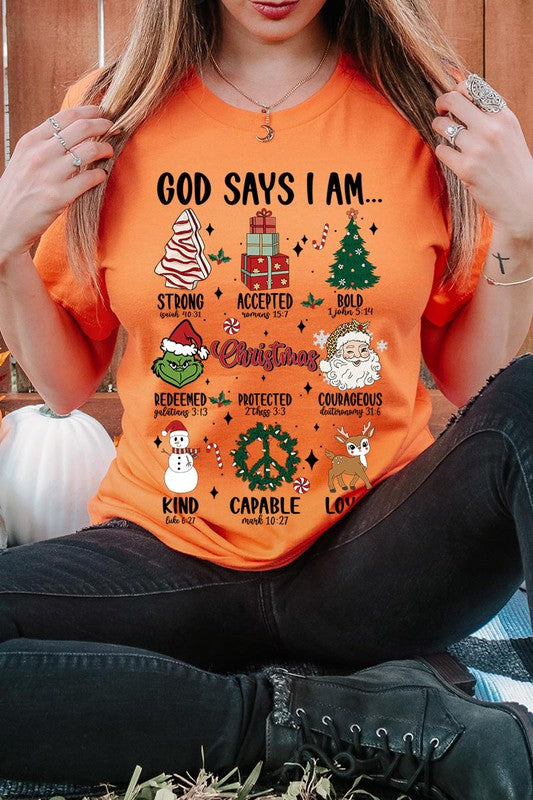 God Says I Am... Graphic Tee