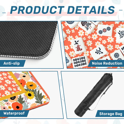 Petals And Pungs Spring Garden Mahjong Mat
