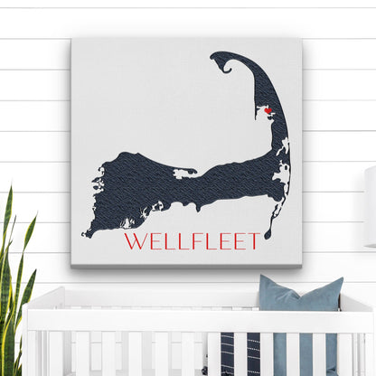 Cape Cod Canvas Customizable Silhouette Wall Decor