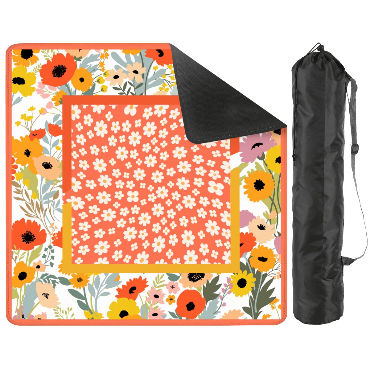 Mini Mahjong Mat Modern Floral Daisy