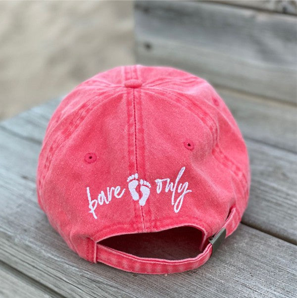 Bare Feet Only Baseball Hat